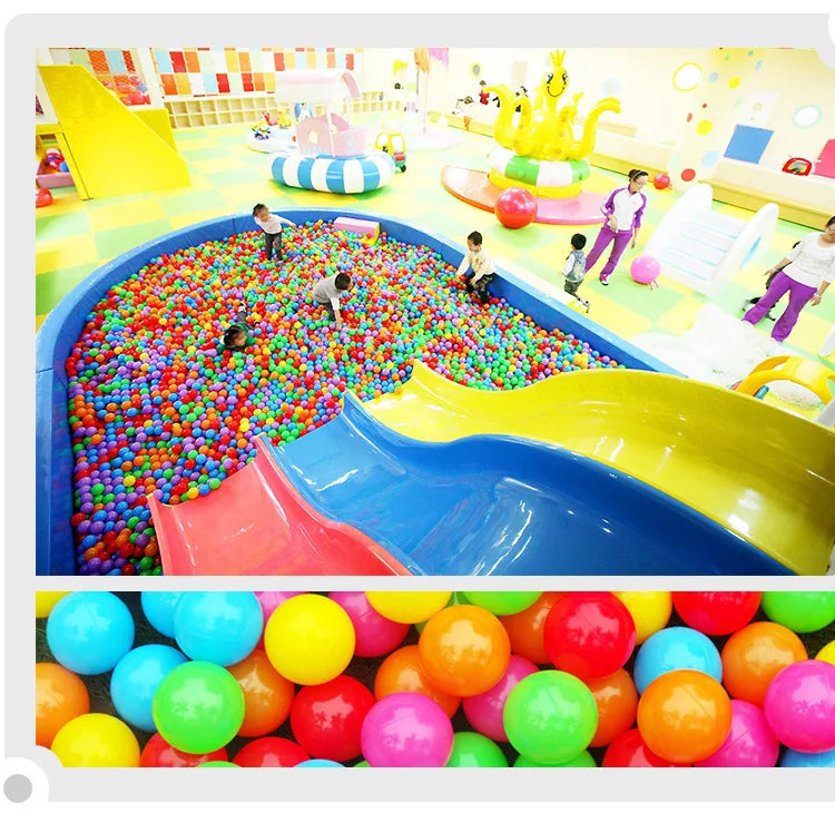 🌈 100PCS Soft Water Balls – Pool, Ocean Wave, Tent & Toy Balls for Kids