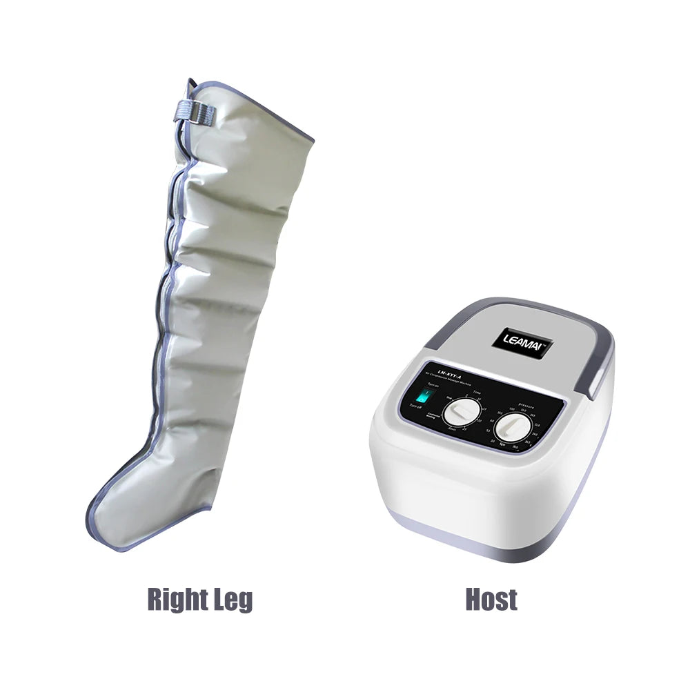 Air Compression Leg Massager with Heat & Vibration – Recovery & Circulation