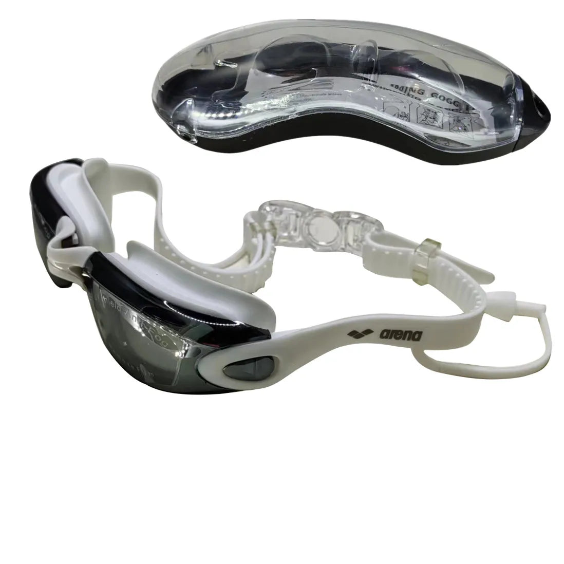 🥇 ARENA Pro Swim Goggles with Earplugs
