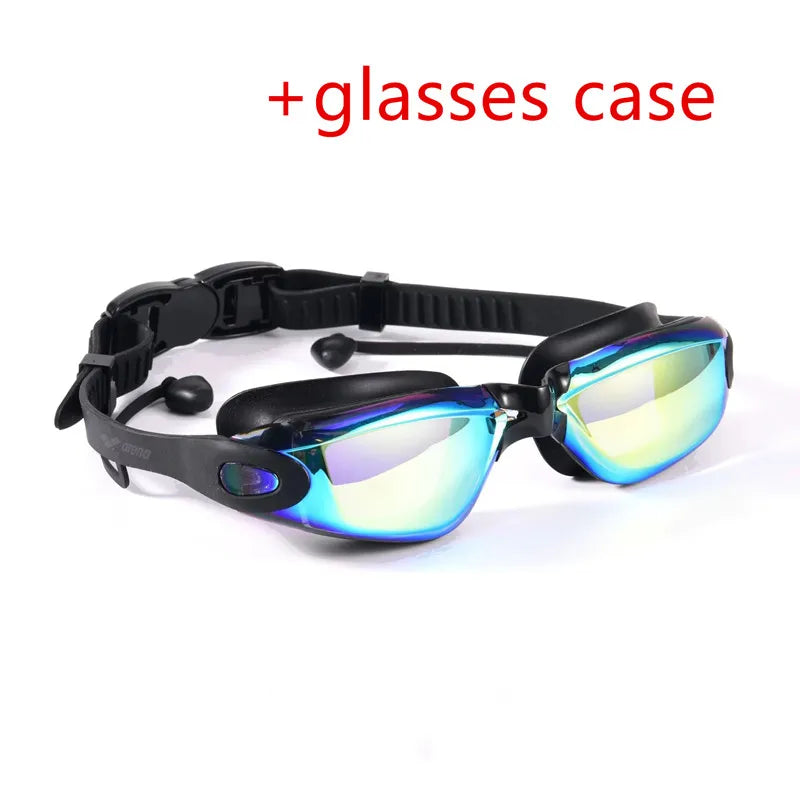 🥇 ARENA Pro Swim Goggles with Earplugs