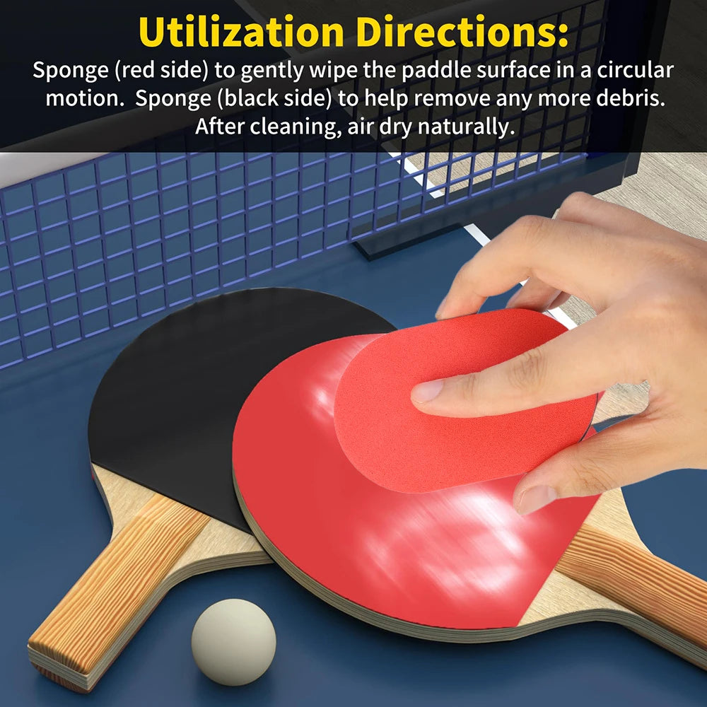 1/5PCS Table Tennis Rubber Cleaning Brush – Sponge Eraser Cleaner