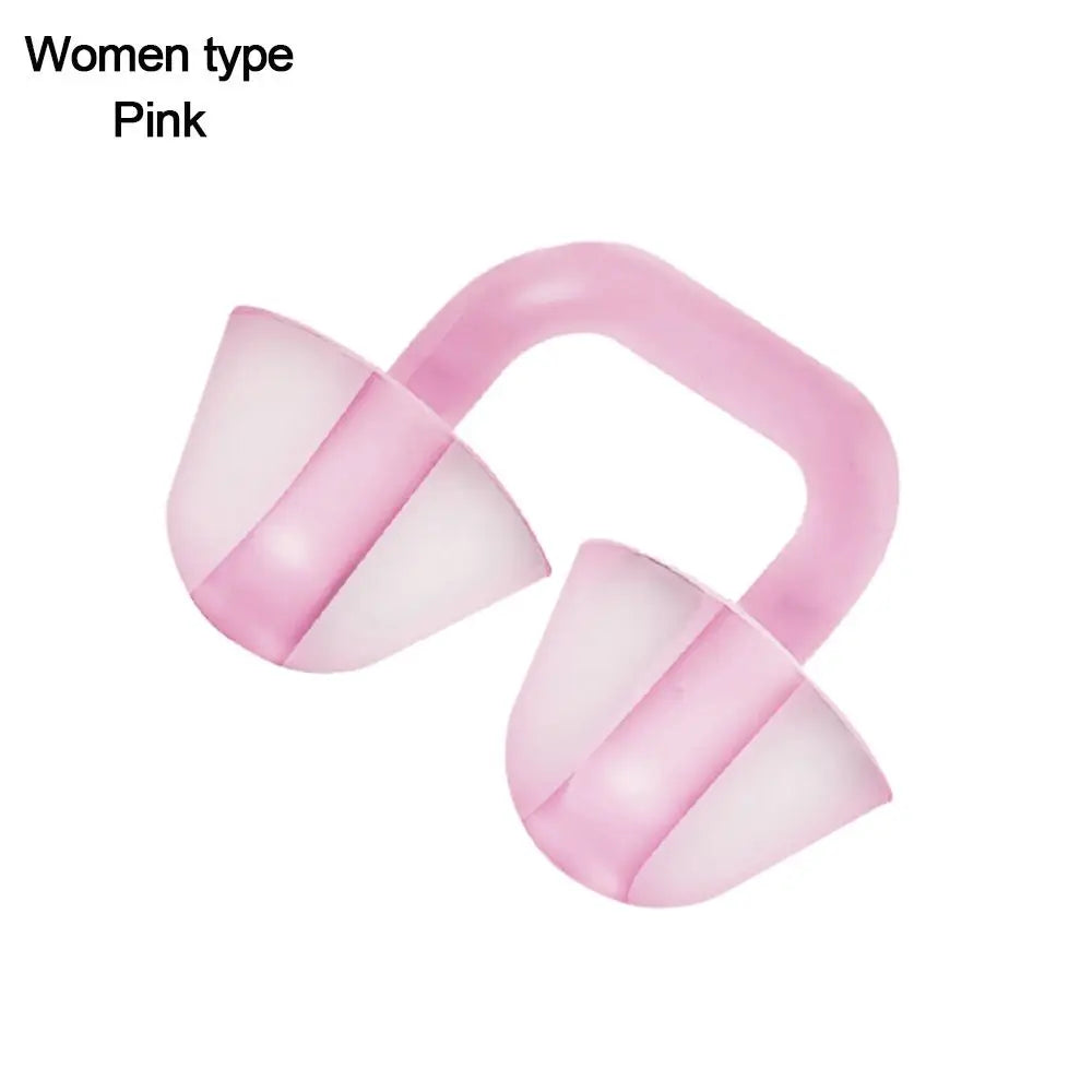 👃 Soft Silicone Nose Clip – Reusable Waterproof Nose Plug