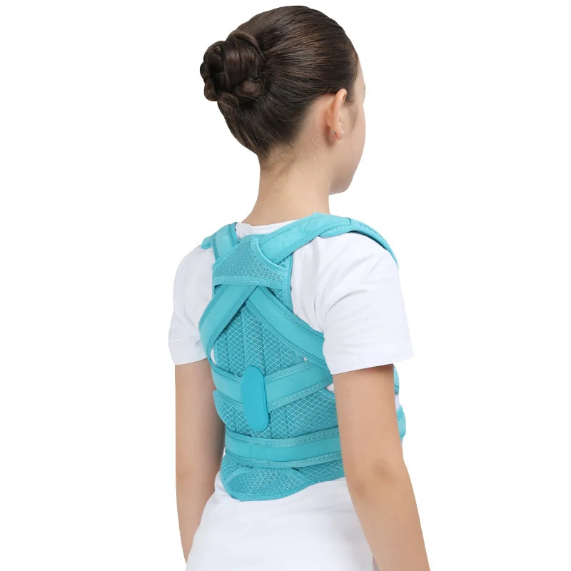 Posture Corrector Belt – Adjustable Shoulder & Waist Support for Adults & Kids