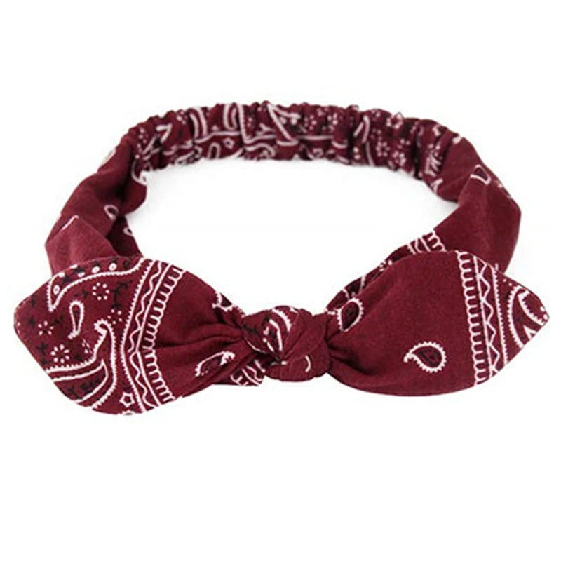 💫 Boho Soft Vintage Headbands – Cross Knot Elastic Hair Turban