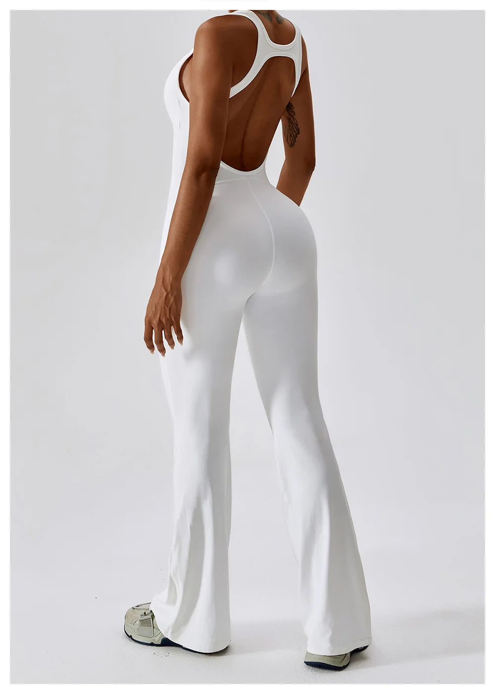 🧘 One-Piece Yoga Jumpsuit – Women’s Butt-Lifting Fitness Bodysuit