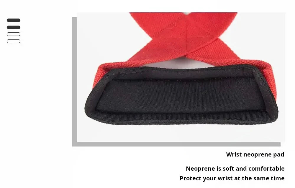 Figure 8 Lifting Straps – Padded Deadlift Wrist Wraps for Gym & Powerlifting
