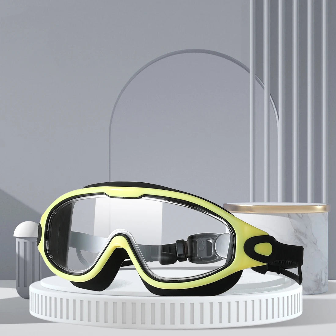 🥽 HD Anti-Fog Swimming Goggles – Large Frame