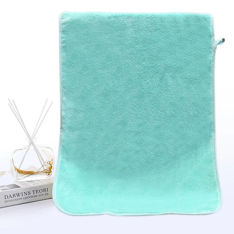 Coral Fleece Towel Set – Thick Soft Absorbent Bath Towels for Home & Travel