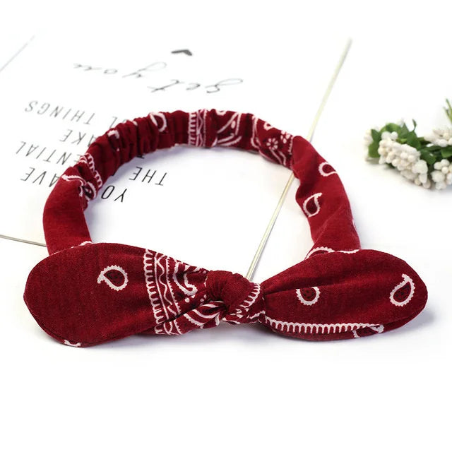💫 Boho Soft Vintage Headbands – Cross Knot Elastic Hair Turban