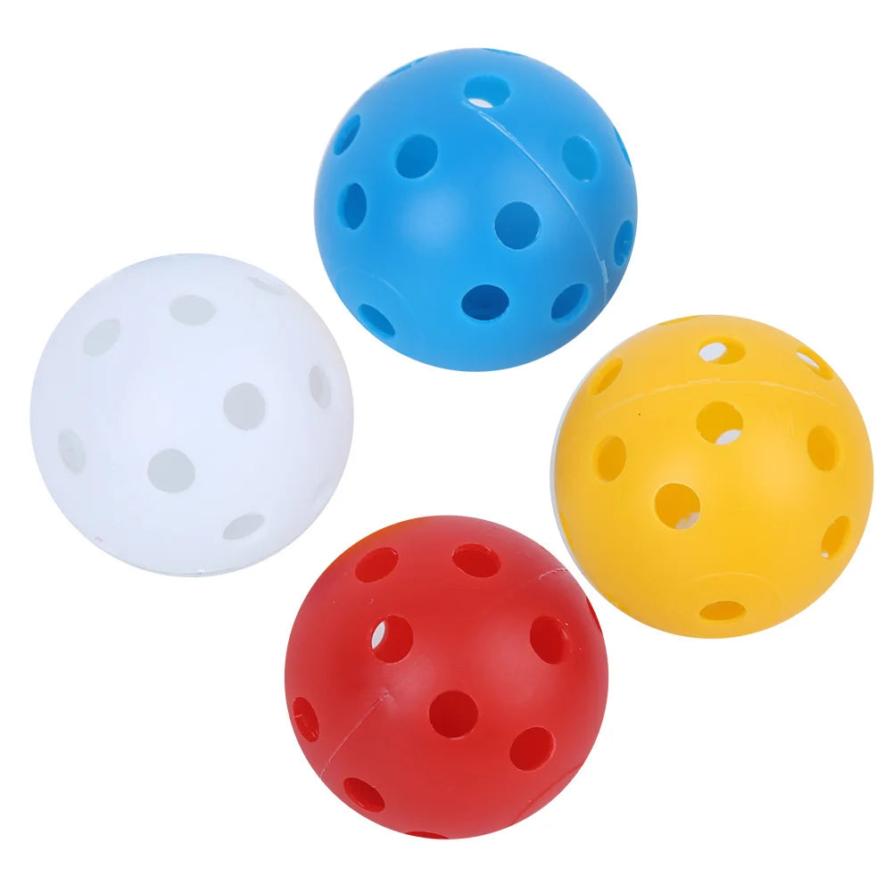 🏌️‍♂️ 20pcs Plastic Airflow Golf Balls – Colorful Hollow Practice Balls