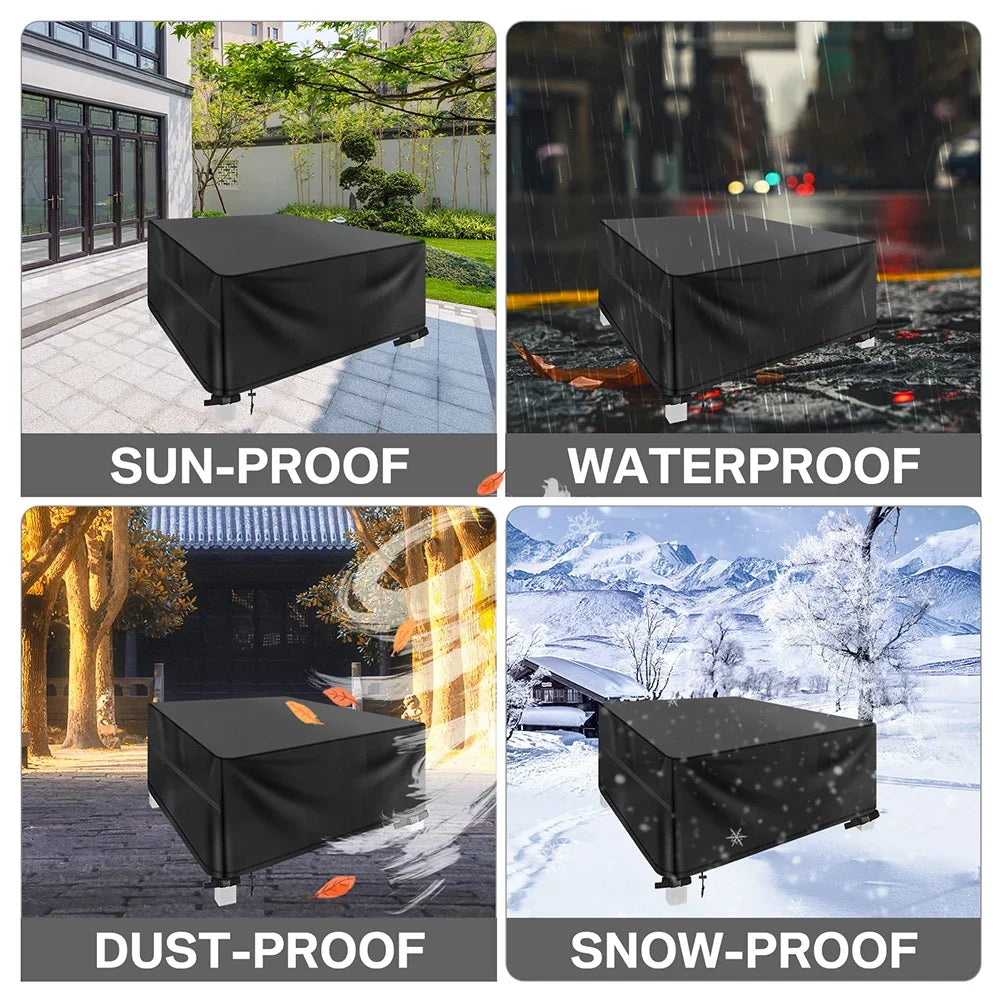 🌦️ Waterproof Garden Furniture Cover – Heavy Duty Windproof 600D Oxford
