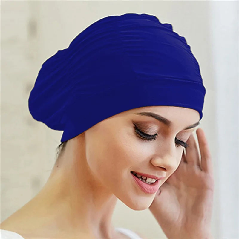 🏊‍♀️ Stretch Swimming Cap for Women & Girls