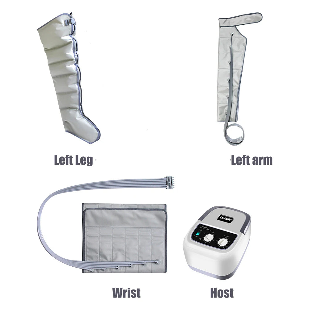 Air Compression Leg Massager with Heat & Vibration – Recovery & Circulation