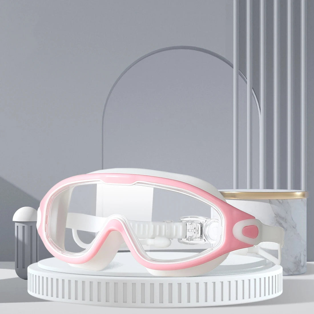 🥽 HD Anti-Fog Swimming Goggles – Large Frame