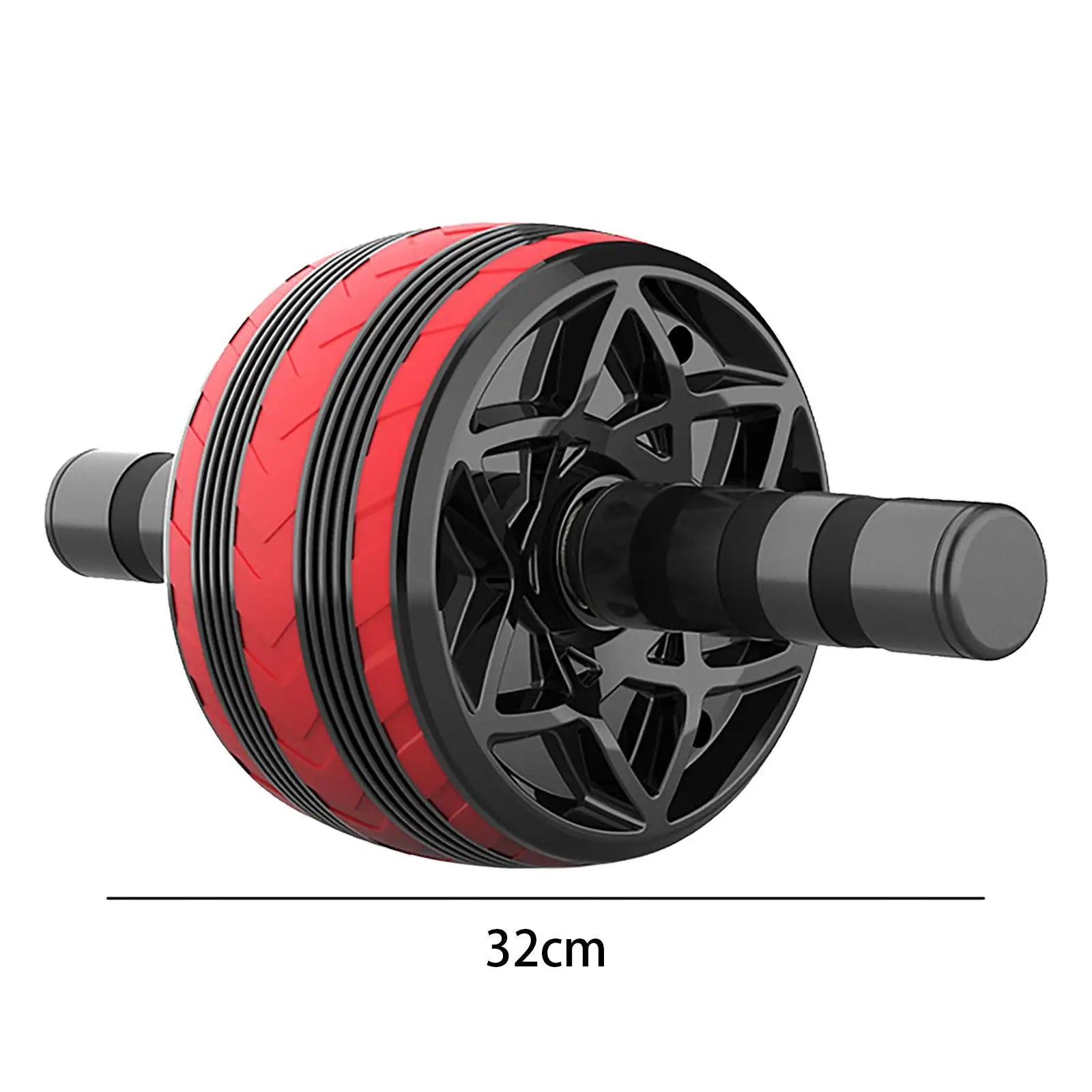 Ab Roller Wheel + Knee Mat – Quiet Dual-Wheel Core Trainer for Abs & Arms