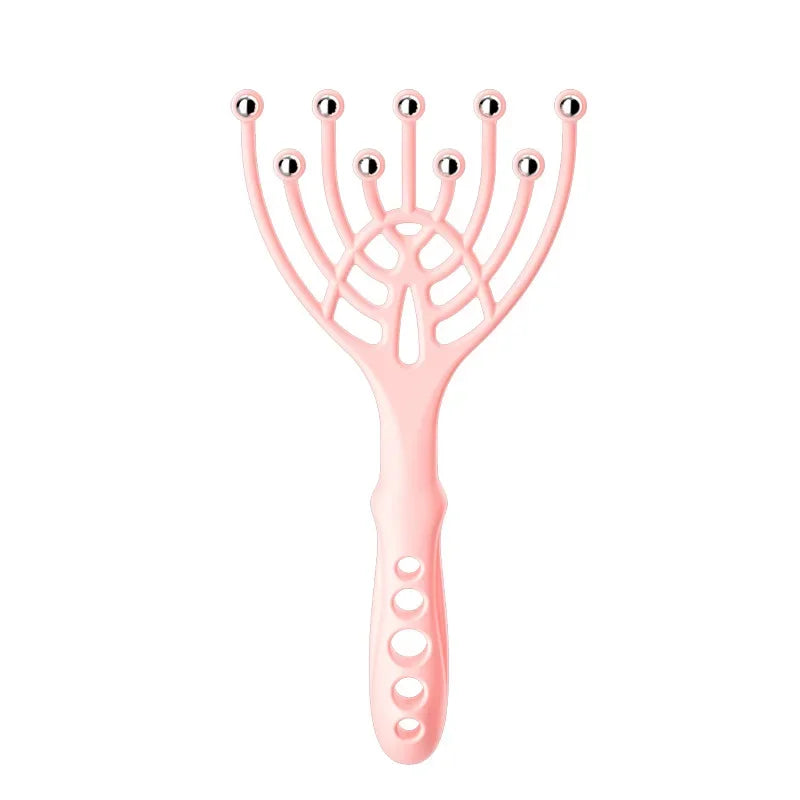 Multi-Function Scalp Massager Tool Head, Body, & Stress Relief Brush for Hair & Relaxation