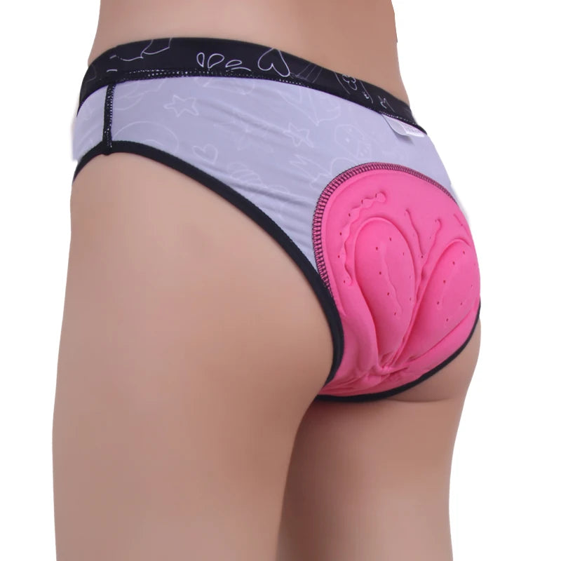 🚴 Women’s 3D Padded Cycling Underwear – Triangle Bicycle Briefs Shorts