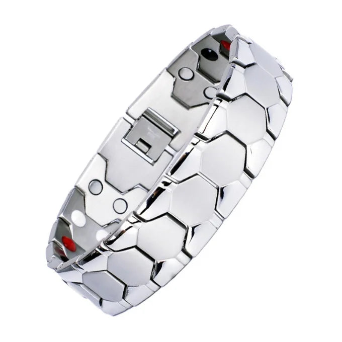 Men’s Magnetic Therapy Bracelet – Copper Healing Wristband for Arthritis Relief