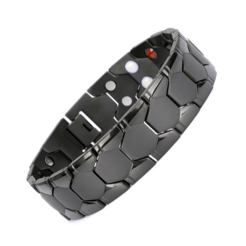 Men’s Magnetic Therapy Bracelet – Copper Healing Wristband for Arthritis Relief