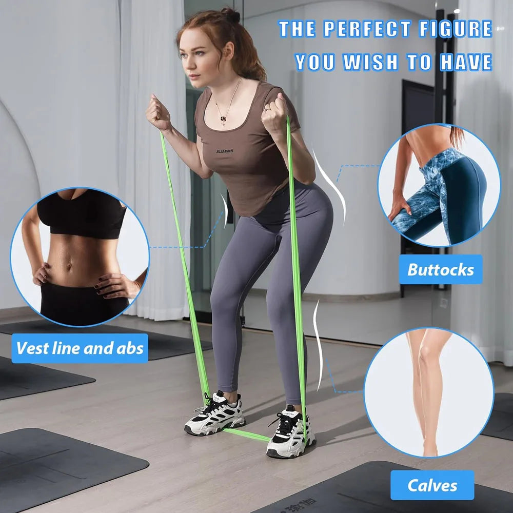 Heavy Resistance Band Set – Latex Strength Training & Pull-Up Assist Bands