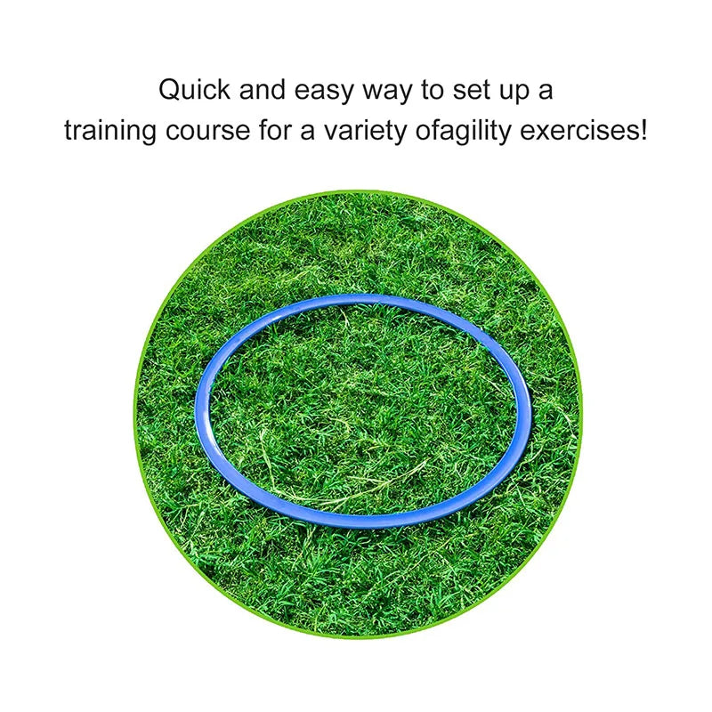 5/12PCS Agility Training Rings – Football Soccer Speed Ladder Sport Equipment