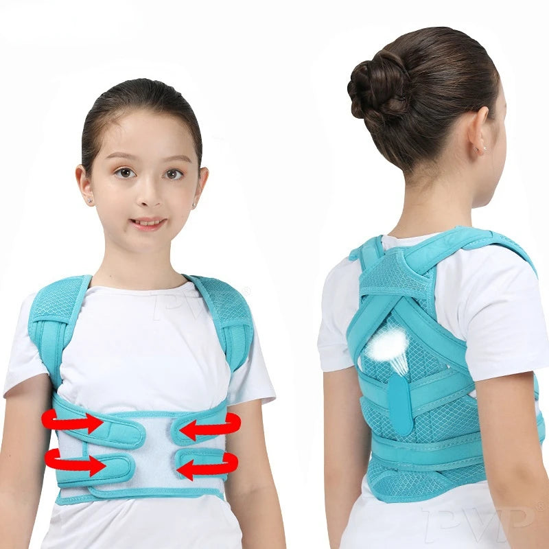 Posture Corrector Belt – Adjustable Shoulder & Waist Support for Adults & Kids