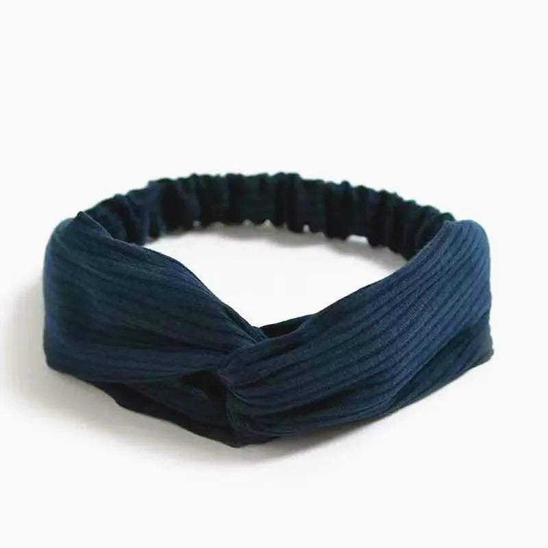 💫 Boho Soft Vintage Headbands – Cross Knot Elastic Hair Turban