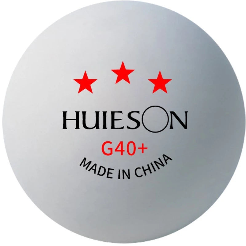 Huieson 3-Star Ping Pong Balls – ABS+ Training & Competition Table Tennis Balls, Durable Spin Control