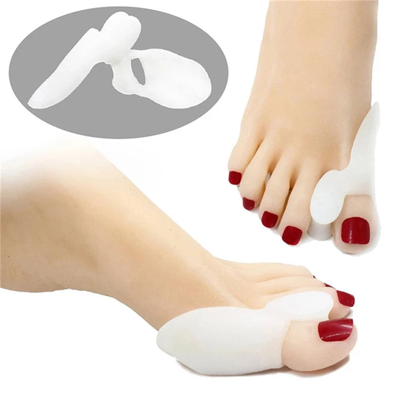 Silicone Gel Toe Separators – Bunion & Thumb Corrector for Pain Relief and Toe Alignment