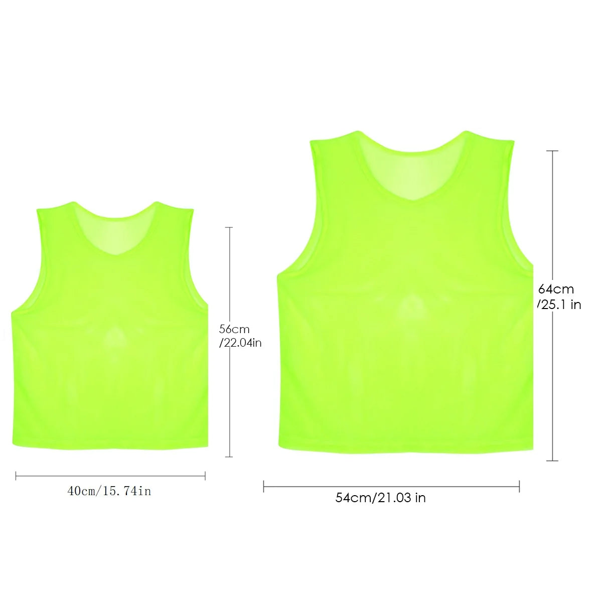12PCS Kids Basketball Jerseys – Quick Dry Youth Soccer Training Pinnies Set