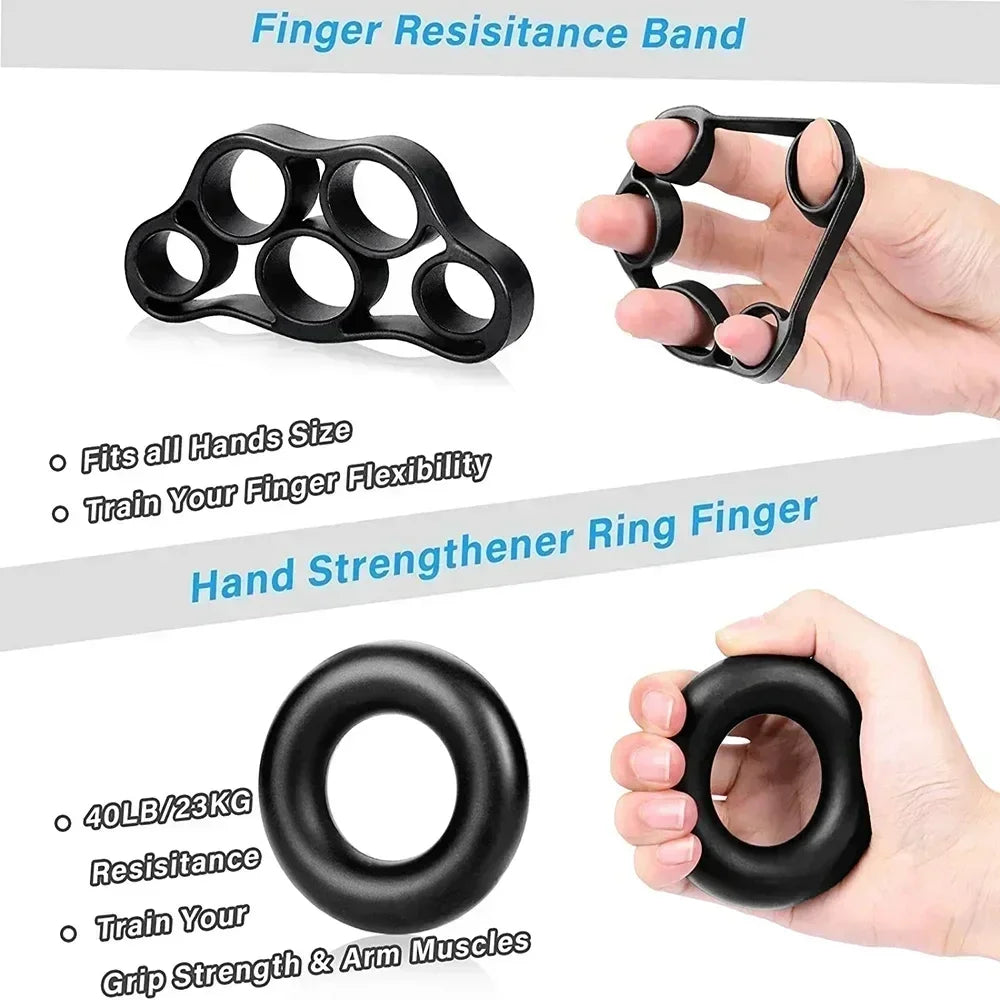 Adjustable Hand Grip Strengthener w/ Counter – Single, 6pcs or 7pcs Set