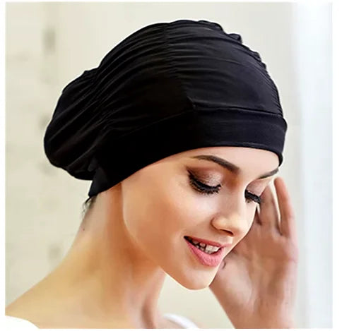 🏊‍♀️ Stretch Swimming Cap for Women & Girls