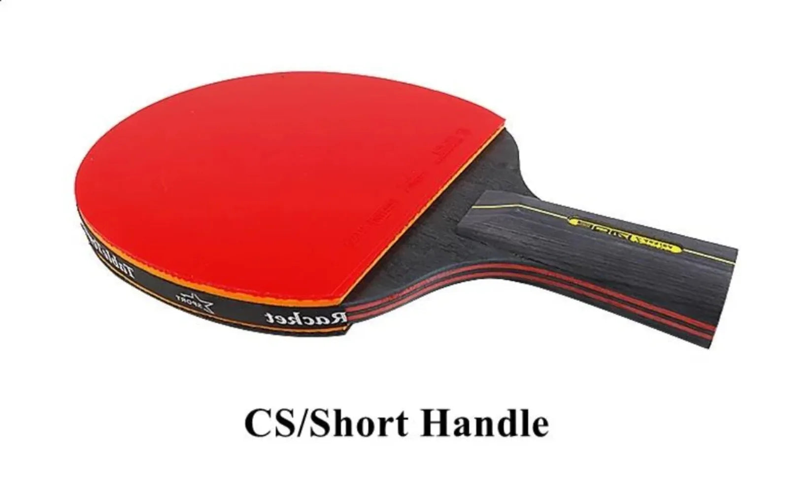 5/6 Star Professional Ping Pong Racket Set – 2 Bats + Bag