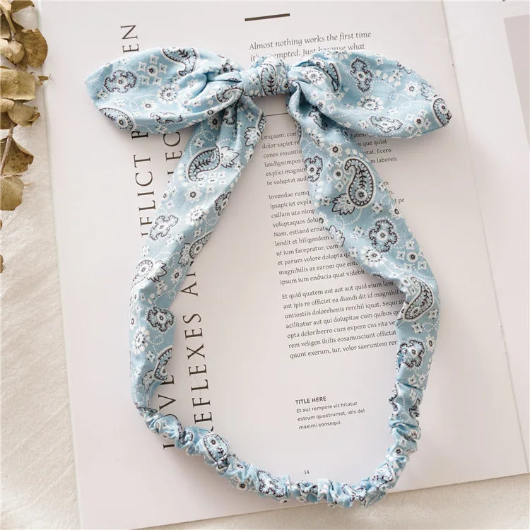 💫 Boho Soft Vintage Headbands – Cross Knot Elastic Hair Turban
