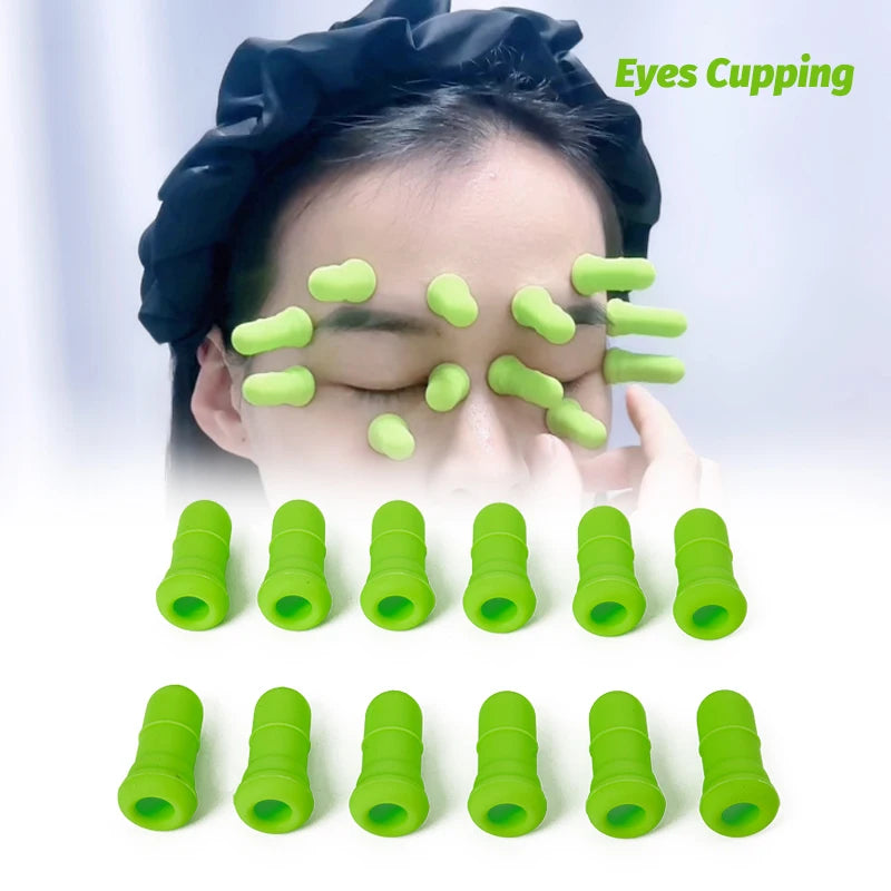 Silicone Facial Cupping Set – Anti-Cellulite Gua Sha Massage Cups for Skin Lift & Anti-Aging Therapy