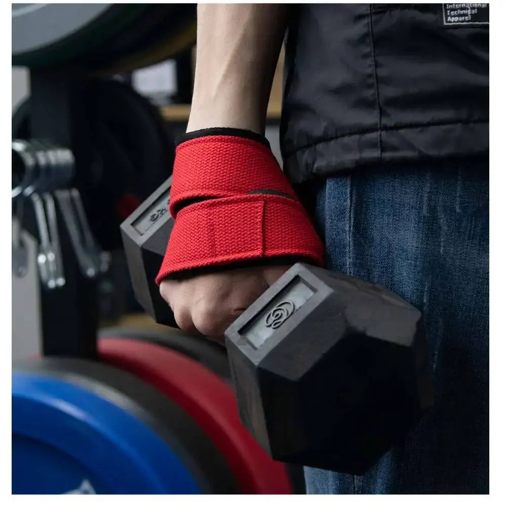 Figure 8 Lifting Straps – Padded Deadlift Wrist Wraps for Gym & Powerlifting