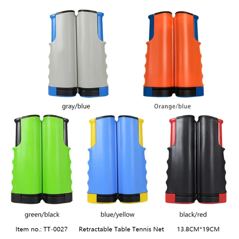 Retractable Ping Pong Net – Portable Table Tennis Post Rack Set
