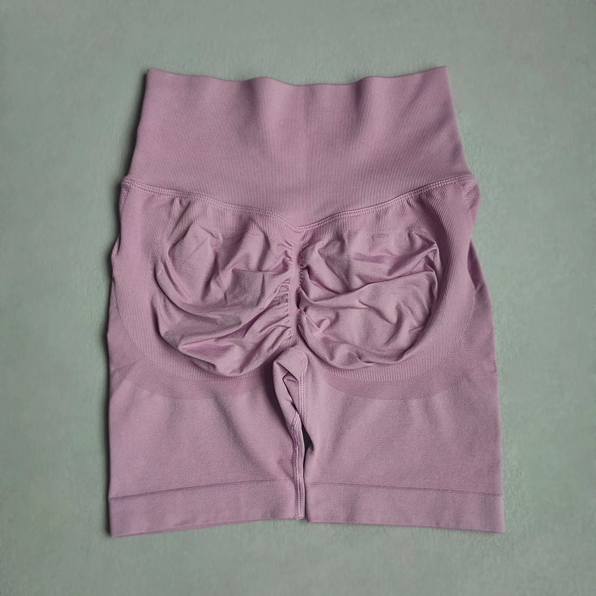 🩳 Seamless Yoga Shorts for Women – High Waist Push-Up Fit