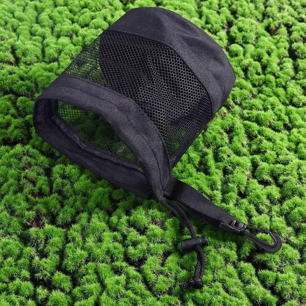 Tennis/Golf Ball Holder Pouch – Nylon Ball Carry Bag with Clip