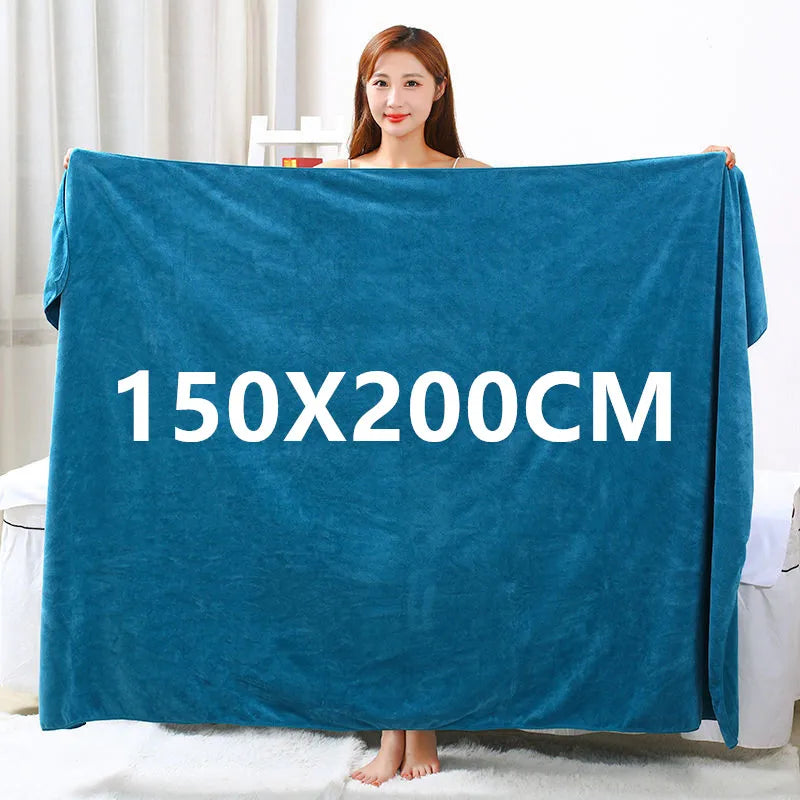 🛁 XL Microfiber Bath Towel – Quick Dry & Soft