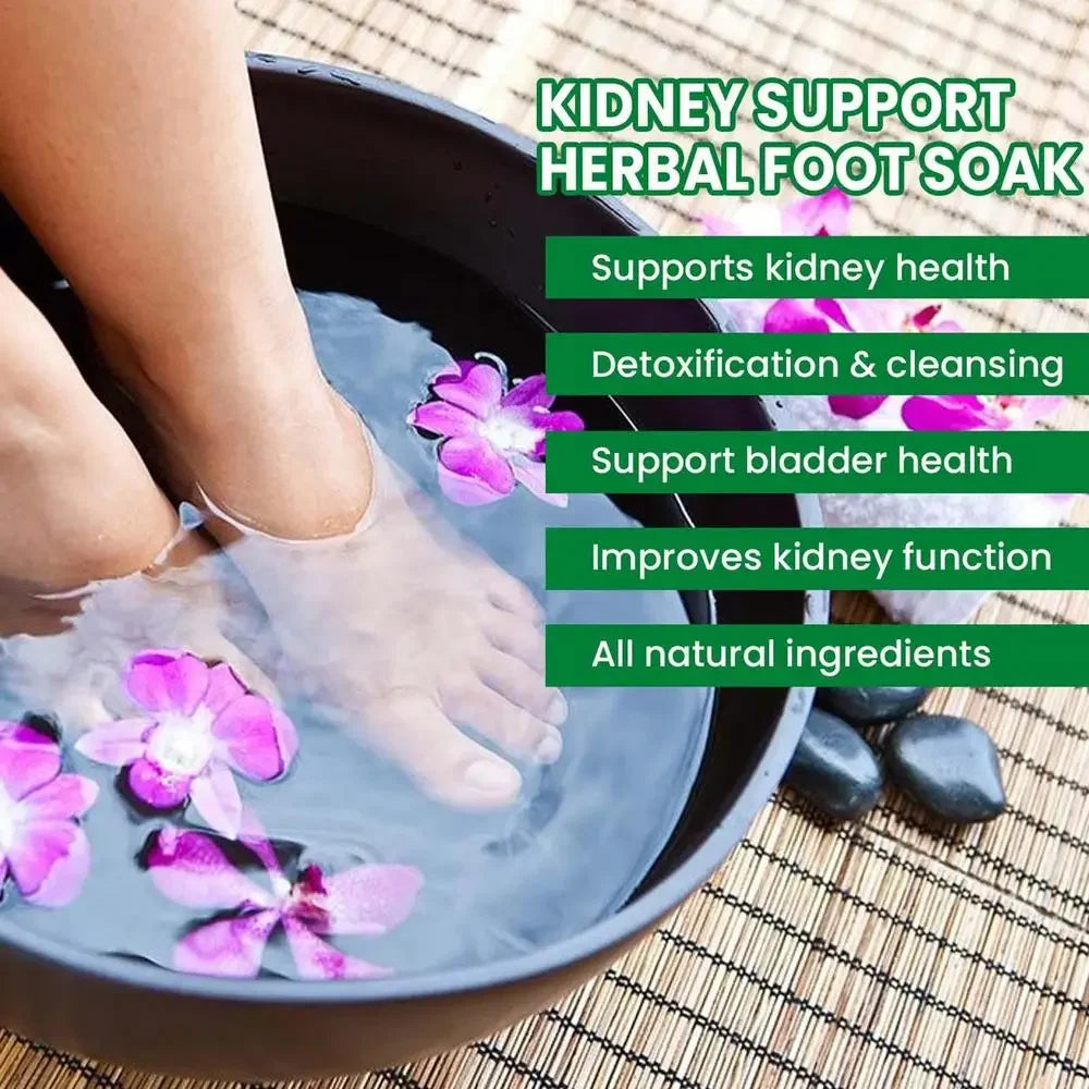 Natural Mugwort Foot Bath Powder – Herbal Detox Soak, Relaxation, Warmth & Better Sleep Support