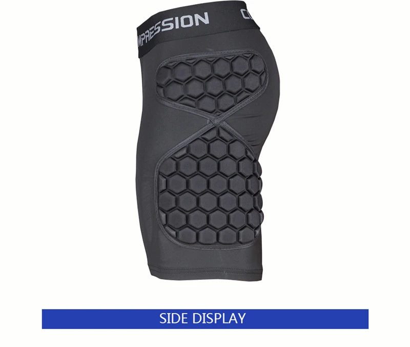 🩳 Goalkeeper Padded Shorts – EVA Sponge Hip Pad Protection Gear