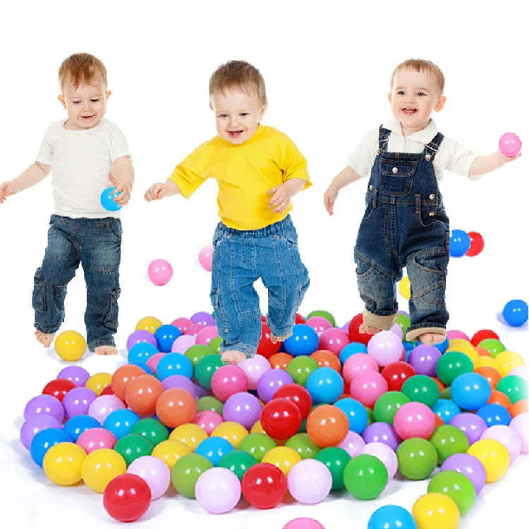 🌈 100PCS Soft Water Balls – Pool, Ocean Wave, Tent & Toy Balls for Kids