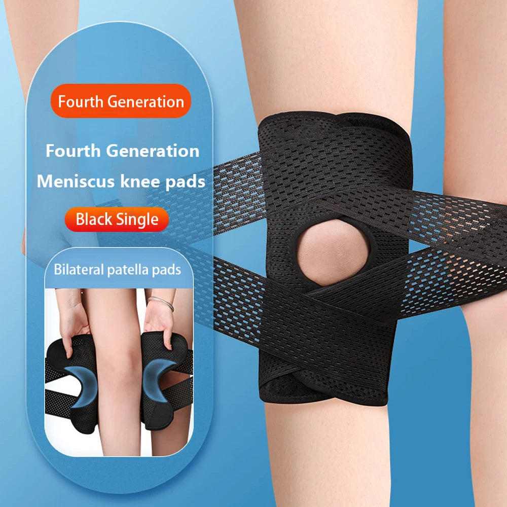 Adjustable Knee Brace w/ Side Stabilizers – Meniscus Tear & Arthritis Pain Relief
