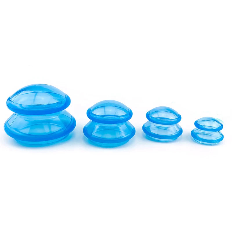 Silicone Vacuum Cupping Set – Anti-Cellulite Massage Gua Sha Cups for Body