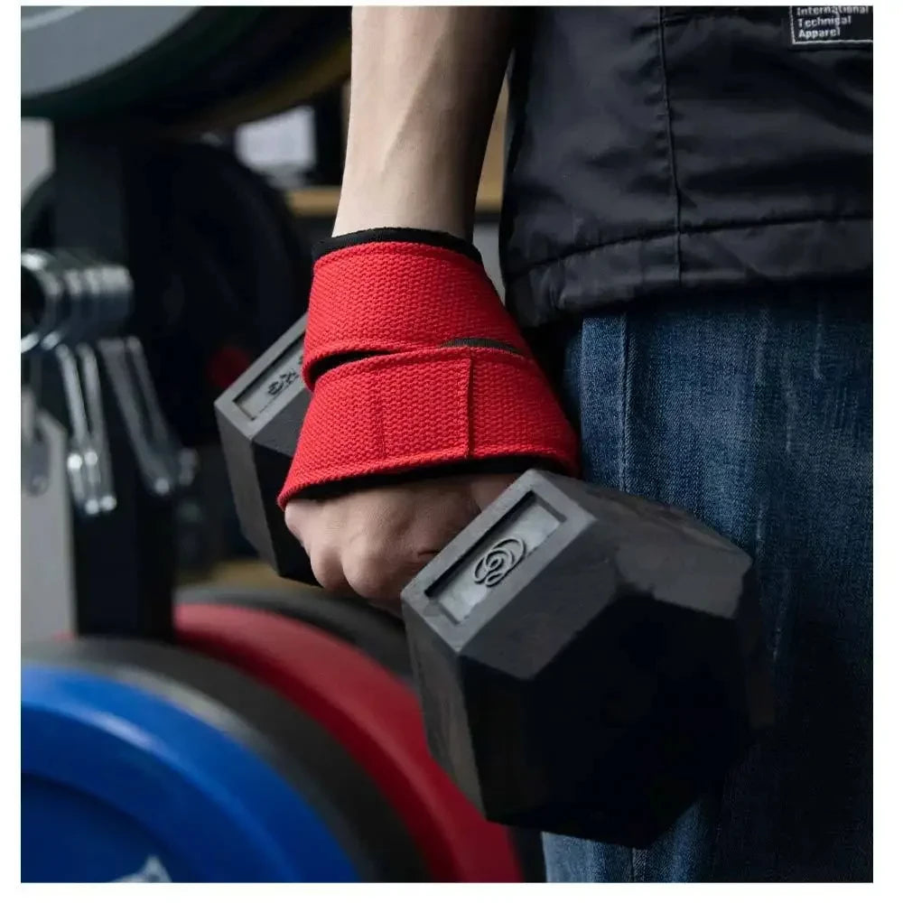 Figure 8 Lifting Straps – Padded Deadlift Wrist Wraps for Gym & Powerlifting
