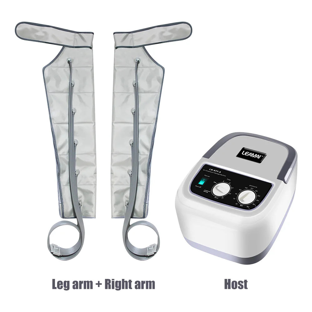 Air Compression Leg Massager with Heat & Vibration – Recovery & Circulation