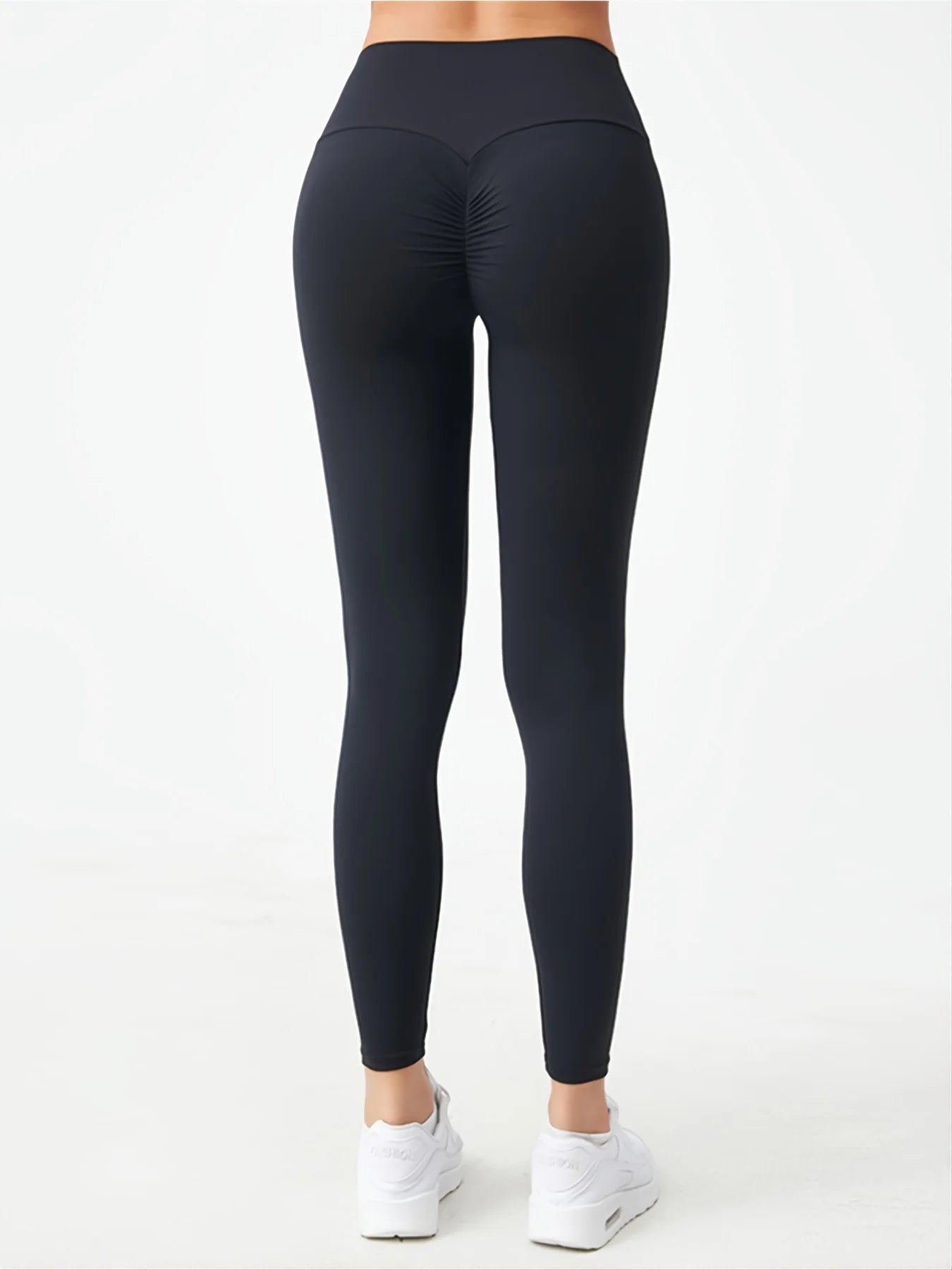 Women’s High Waist Yoga Pants – Peach Hip Lift Leggings Tummy Control Fitness