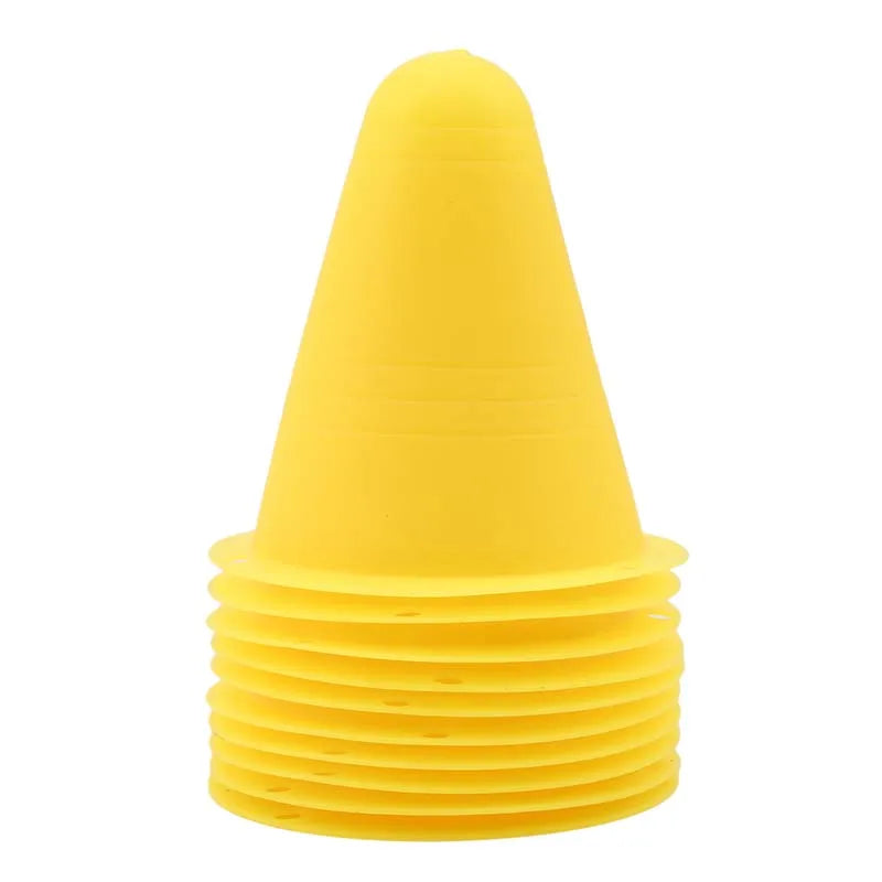 🚧 10PCS Skate Marker Cones – Soft Obstacle Cones for Rollerskates Football & Soccer