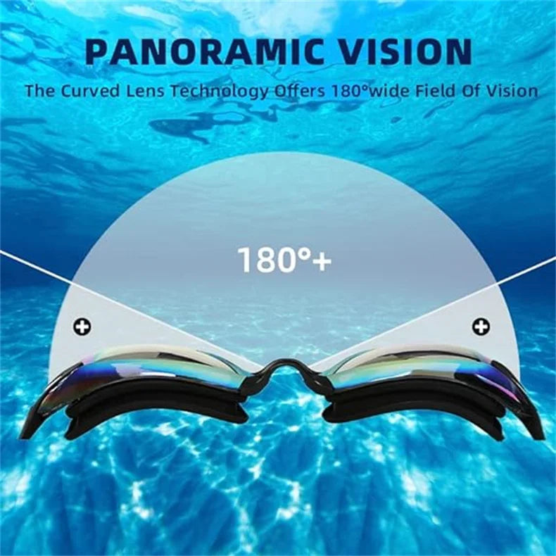 🥇 ARENA Pro Swim Goggles with Earplugs